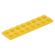 LEGO lapos elem 2x8, sárga (3034)